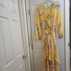 Gone  With The Wind Fabulous Long  Flowy Dress