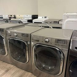Lg washer and dryer set electric with warranty