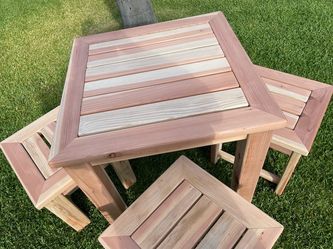 Redwood Patio set
