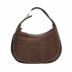 Authentic Hogan Canvas & leather Shoulder Bag S2085. Made In Italy