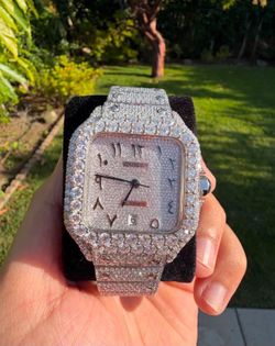cartier moissanite watch