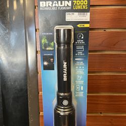 Braun Rechargeable Flashlight