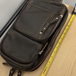 Full Grain Leather Sling Bag