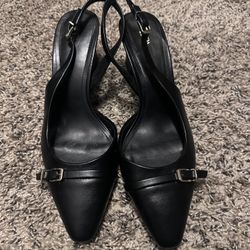 Zara Heels, BLACK 