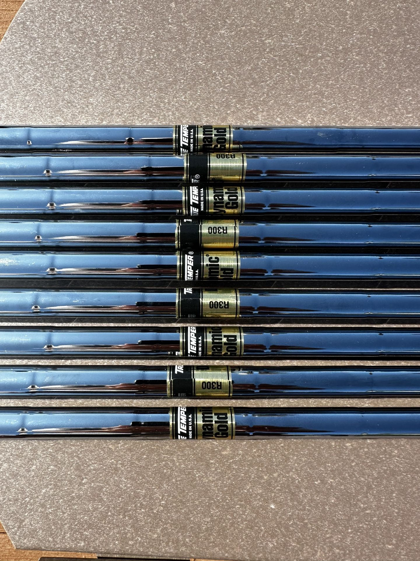 True Temper Dynamic Gold R300 Iron Shafts (9)