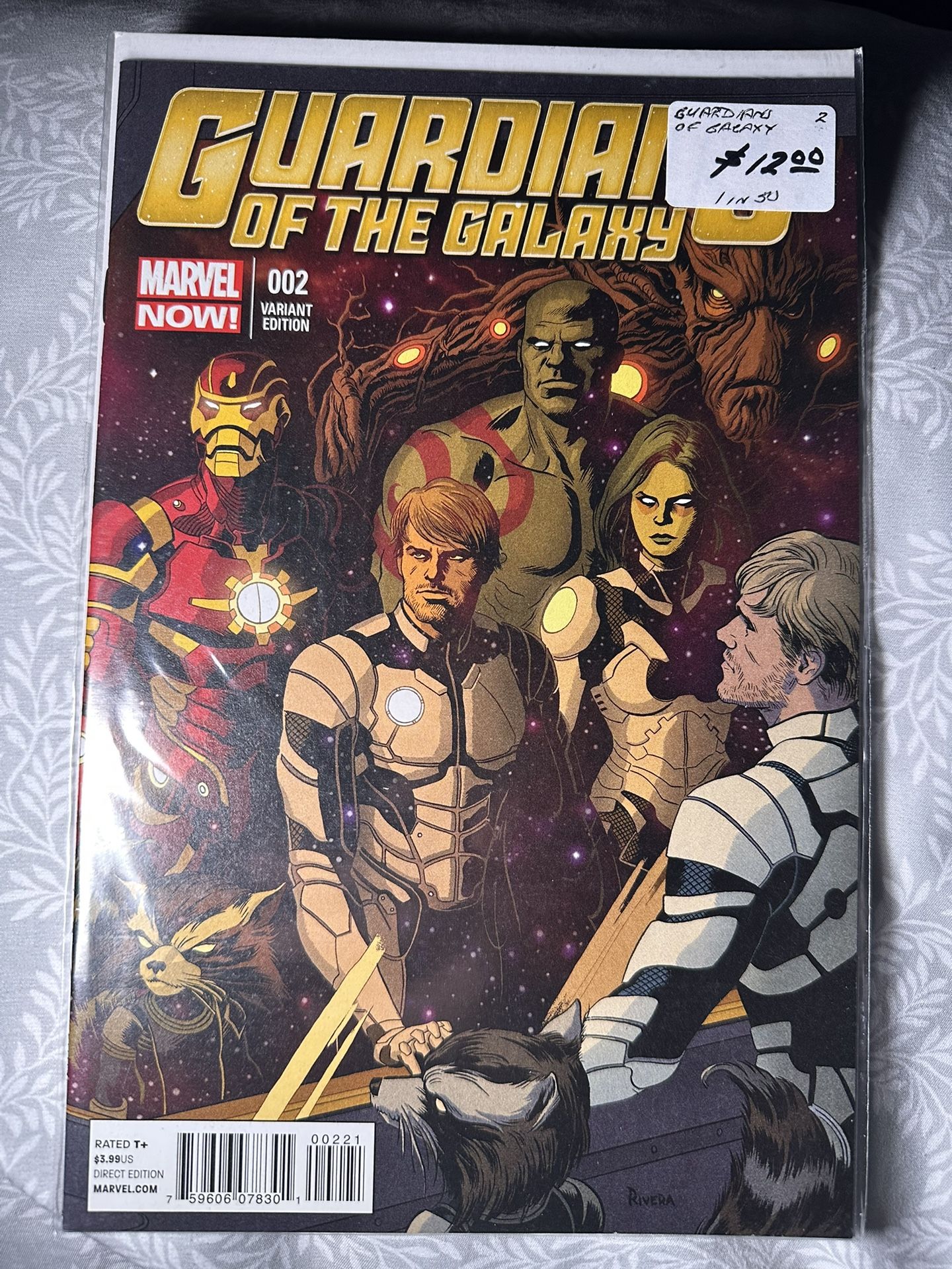 Guardians of the Galaxy #2 Marvel 2013 Rivera 1:50 Incentive Variant Cover NM