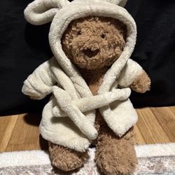 Jellycat Bartholomew Bear In Bunny Bathrobe 