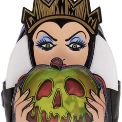 New Loungefly Evil Queen Apple Poison Backpack 