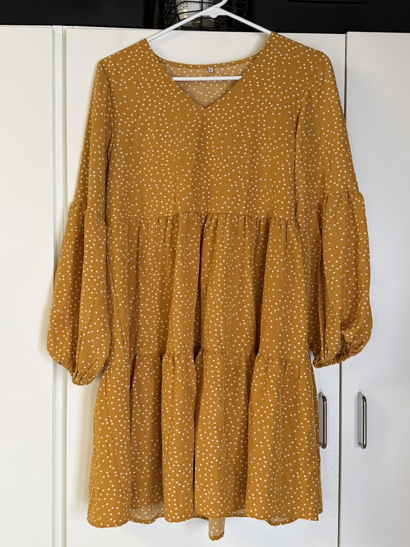 Yellow Polka Dot Dress 