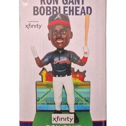 Factory-Sealed 2002 Xfinity Ron Gant Braves Bobblehead in Unopened Box – Mint Condition