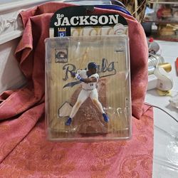 MLB Baseball 6 Inch Static Figure Cooperstown - Bo Jackson White Jersey -1989(Sub-Standard Packaging

