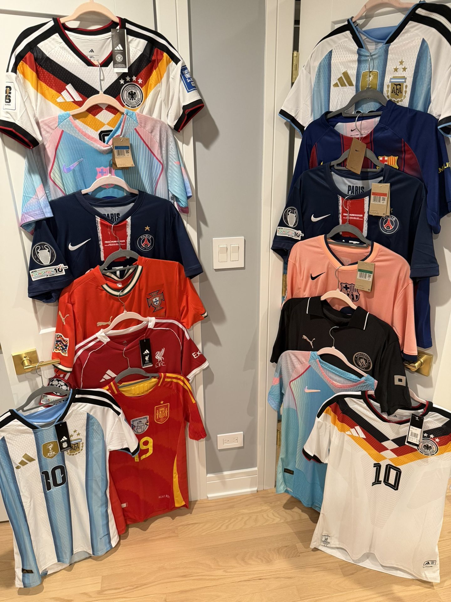 Lot of Soccer Jerseys