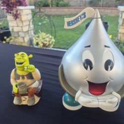Hersey Kisses And Shrek Candy Dispenser