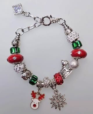 Fun Christmas Charm Bracelets