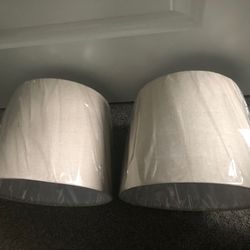 2 new lamp shades, both for $12