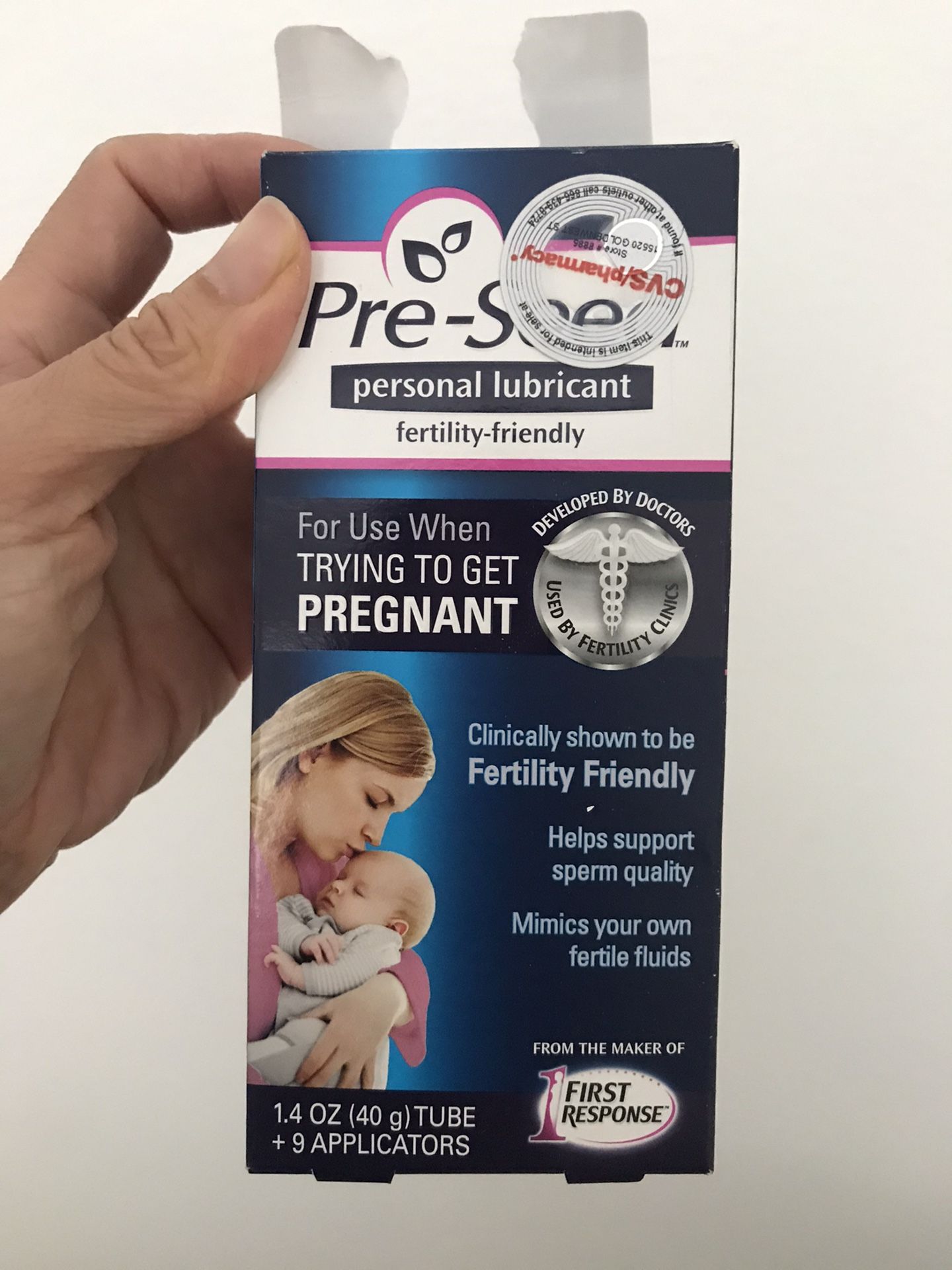Free -open box...not used pregnancy lubricant