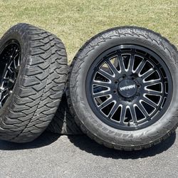 20”” Dodge Ram 3500 wheels MT tires Ram 2500 Longhorn rims 8x6.5 Chevy Silverado GMC Sierra F-250 Ford F-2350