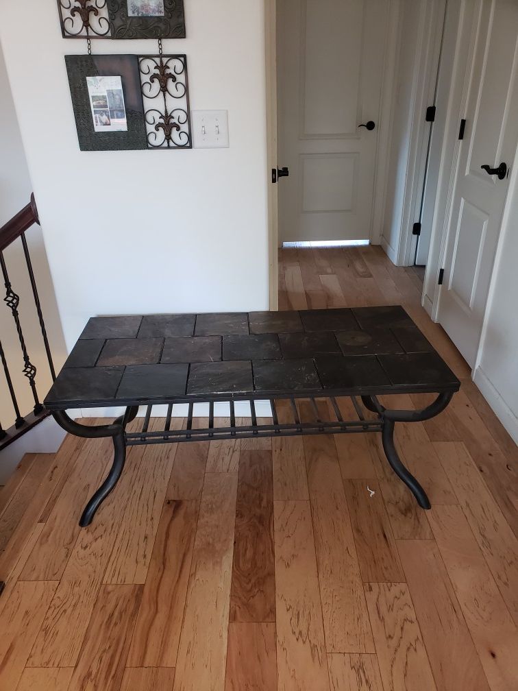 Tile top table