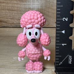 Bluey & Friends Poseable Coco Pink Poodle Figure Moose Toys 2.25”