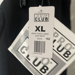 Xl Black Proclub Cargo Sweats