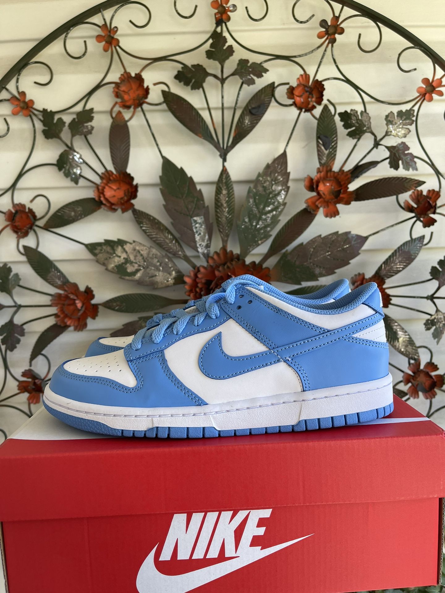 Nike Dunk Low GS UNC University Blue Size's 7Y CW1590 103
