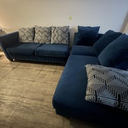 Blue Sofa/Couch 
