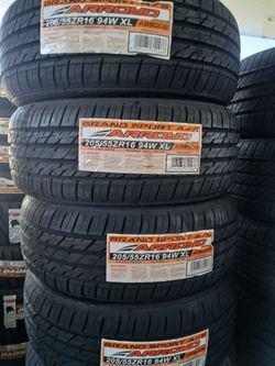 Tengo un set de llantas nuevas 205 55 16 de la marca arroyo