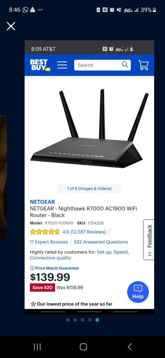 Nighthawk Ac1900 Smart Router