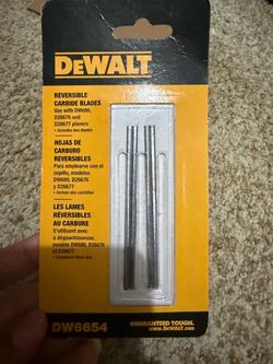 DeWalt new reversible carbide Blades