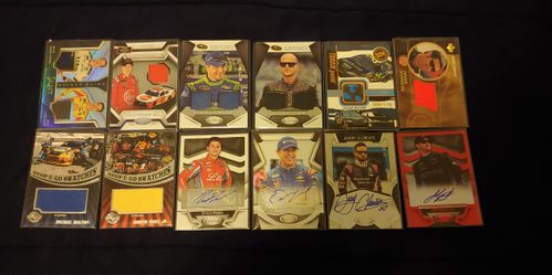 NASCAR Auto/Mem Cards For Sale.