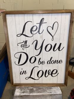 Wedding sign