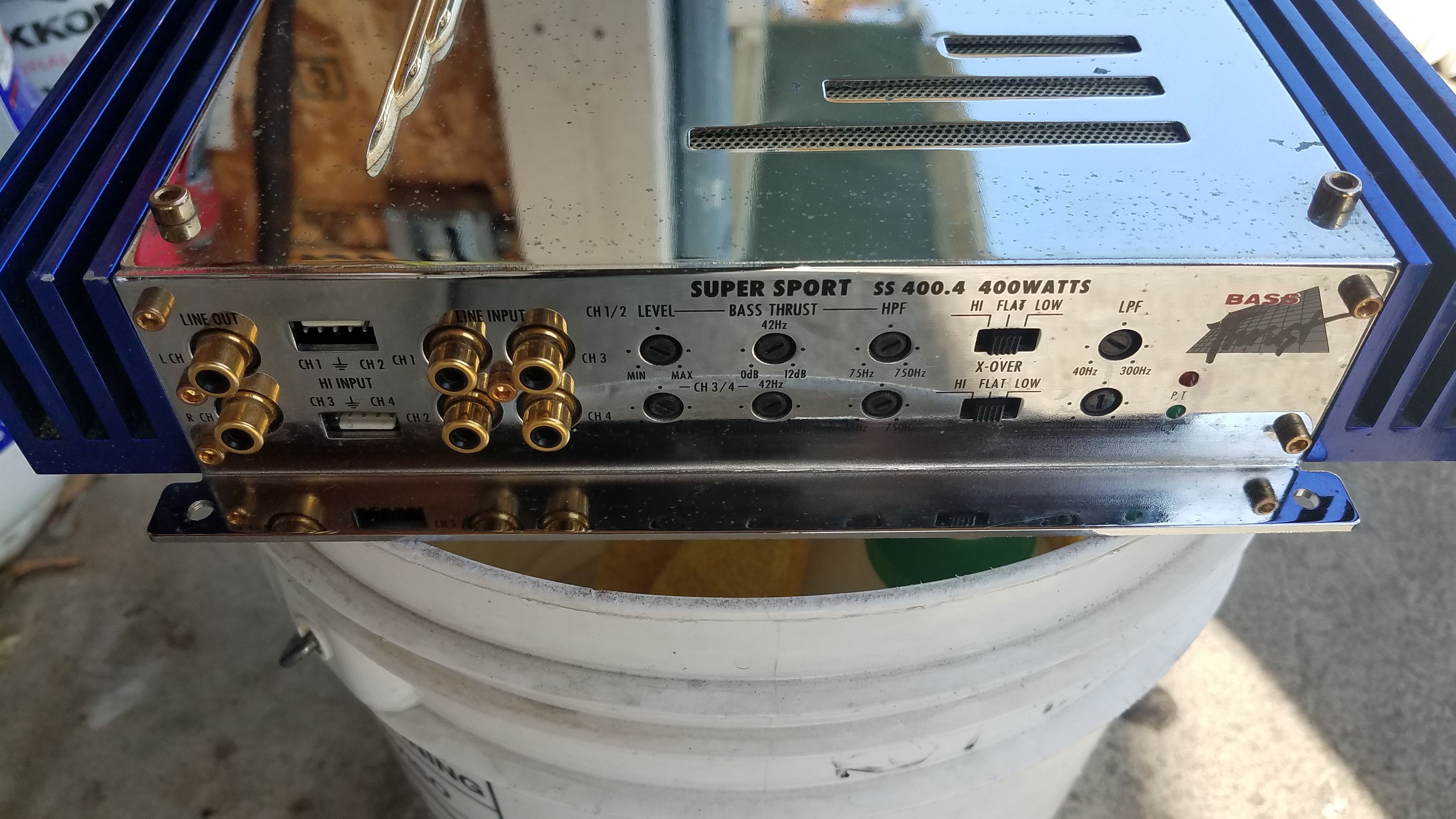 Old school autotek Super Sport 400 watt amplifier 4 channel