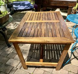 40” Outdoor Coffee Table: 40”W x 24”D x 18.5”H