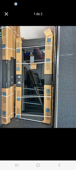 Exterior Door with Glass Panel