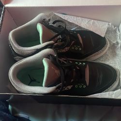 Jordan 3 green Glow