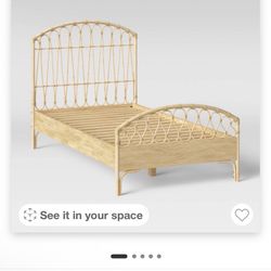 Rattan Twin Bed 