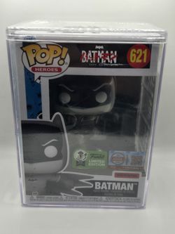 Funko Pop! Batman Dark Knight (Bat-Manga) ECCC Black & White #621 Grail LE 500