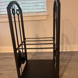 Firewood Holder & Tools 