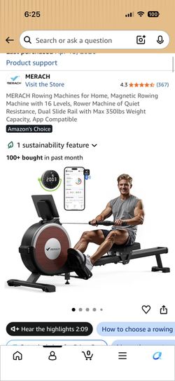 New, Unboxed Rowing Machine