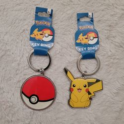 Pokemon Pikachu Metal Keychain