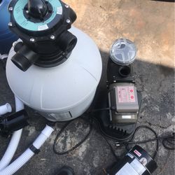 Pool Sand Filter  With Timer Pump