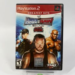 WWE Smackdown vs. Raw 2008 (Sony PlayStation 2 PS2, 2007)