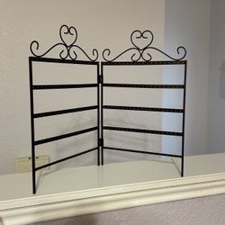 Folding Earring And Necklace Stand 