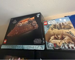Lego Starwars ucs jabbas sail barge and dessert skiff