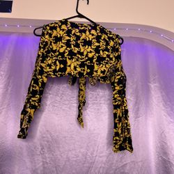 Vintage Versace Print Top