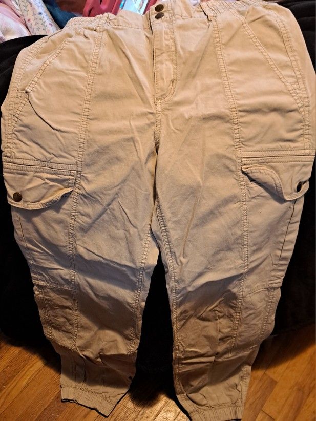 Garage Womens Cargo Pants With Leg Pockets 