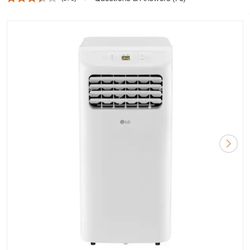 LG 6,000 (DOE) BTU 115-Volt Portable Air Conditioner Cools 250 Sq. Ft. with Dehumidifier and LCD new $170 