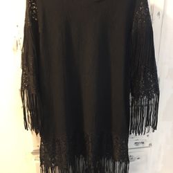 Vintage Ko’s Collection Lace Fringe Dress