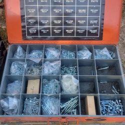 Box Of Assorted New Screws