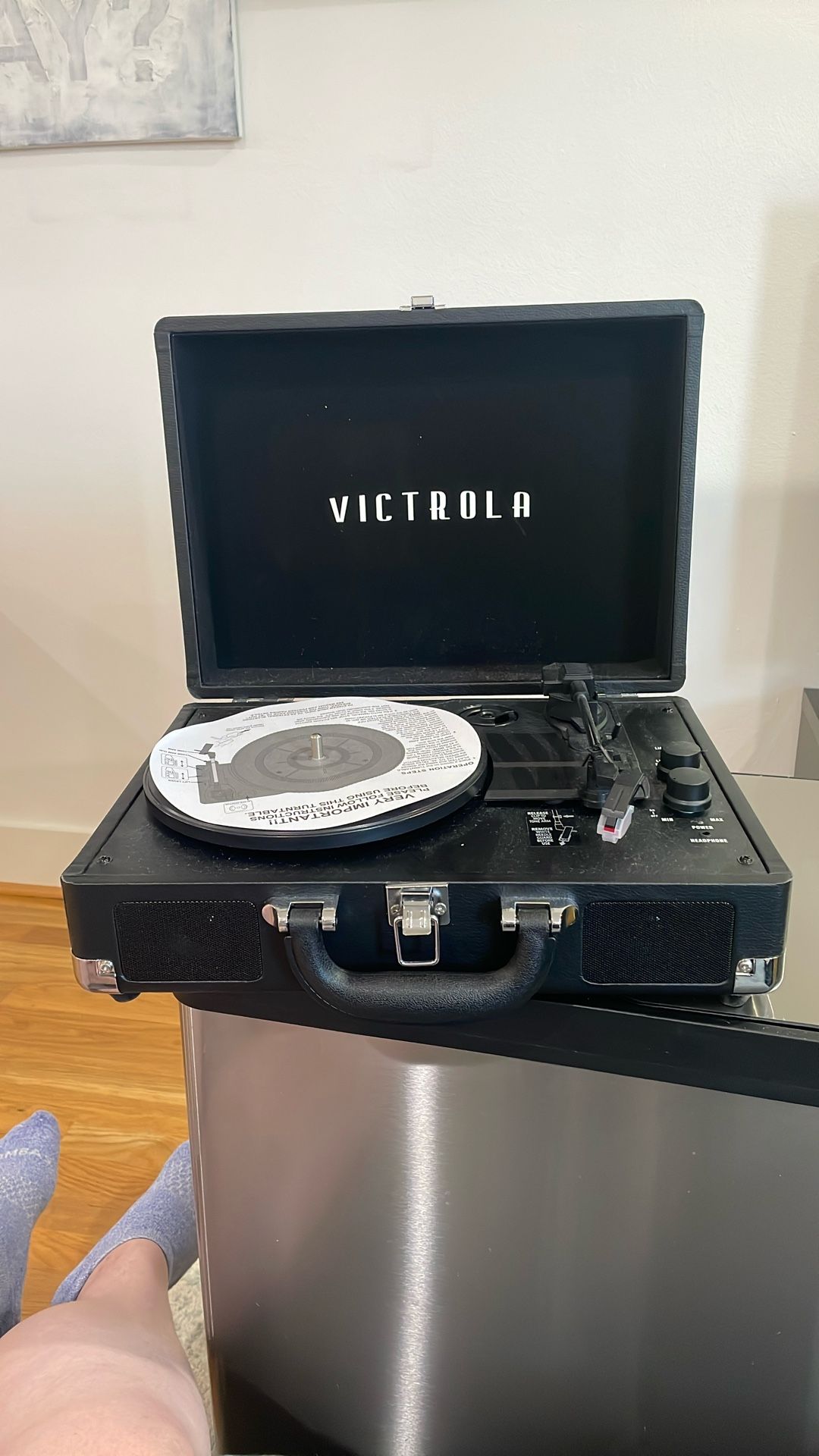 Victrola BT Suitcase record player